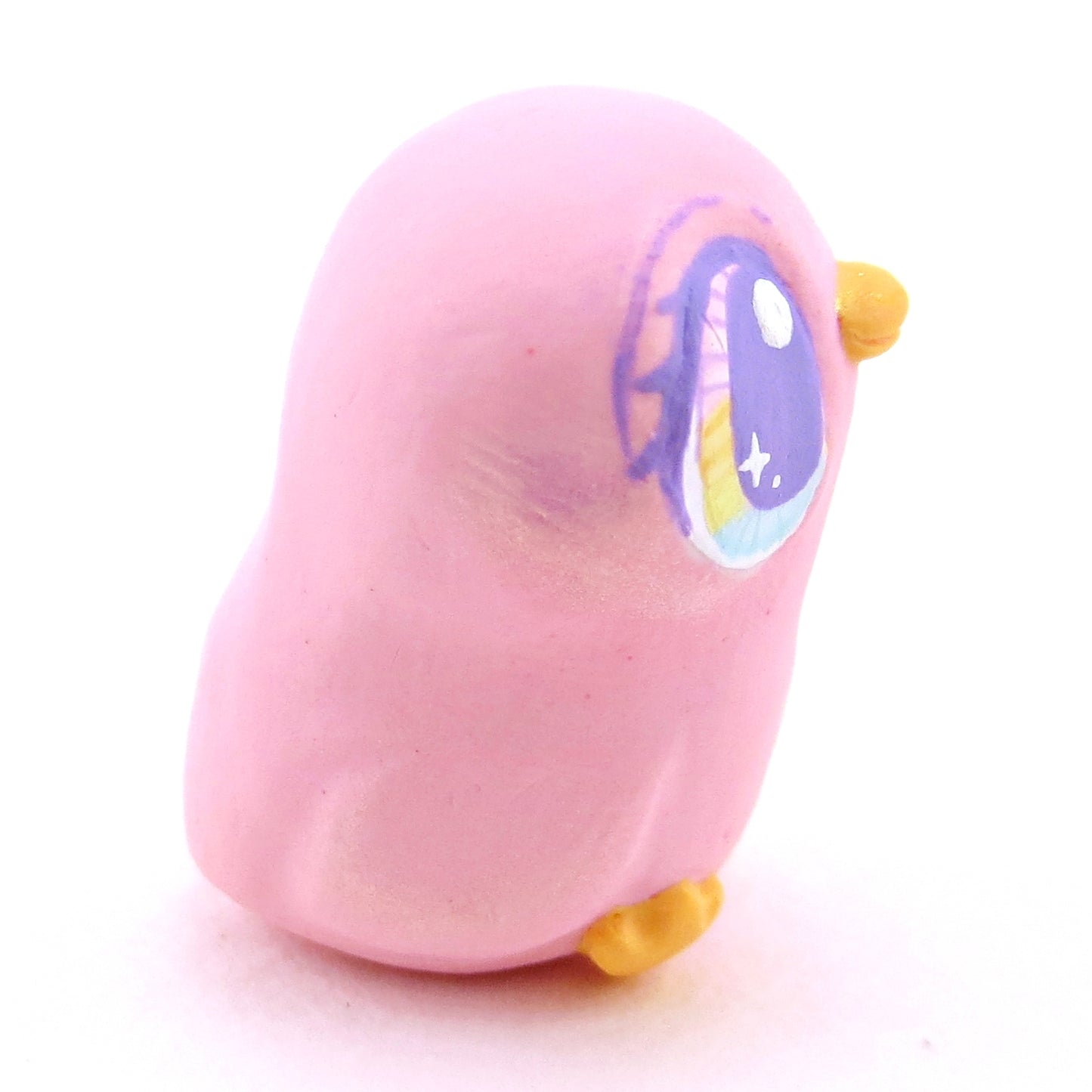 Pink Pastel Chick Figurine - Polymer Clay Spring and Easter Animals