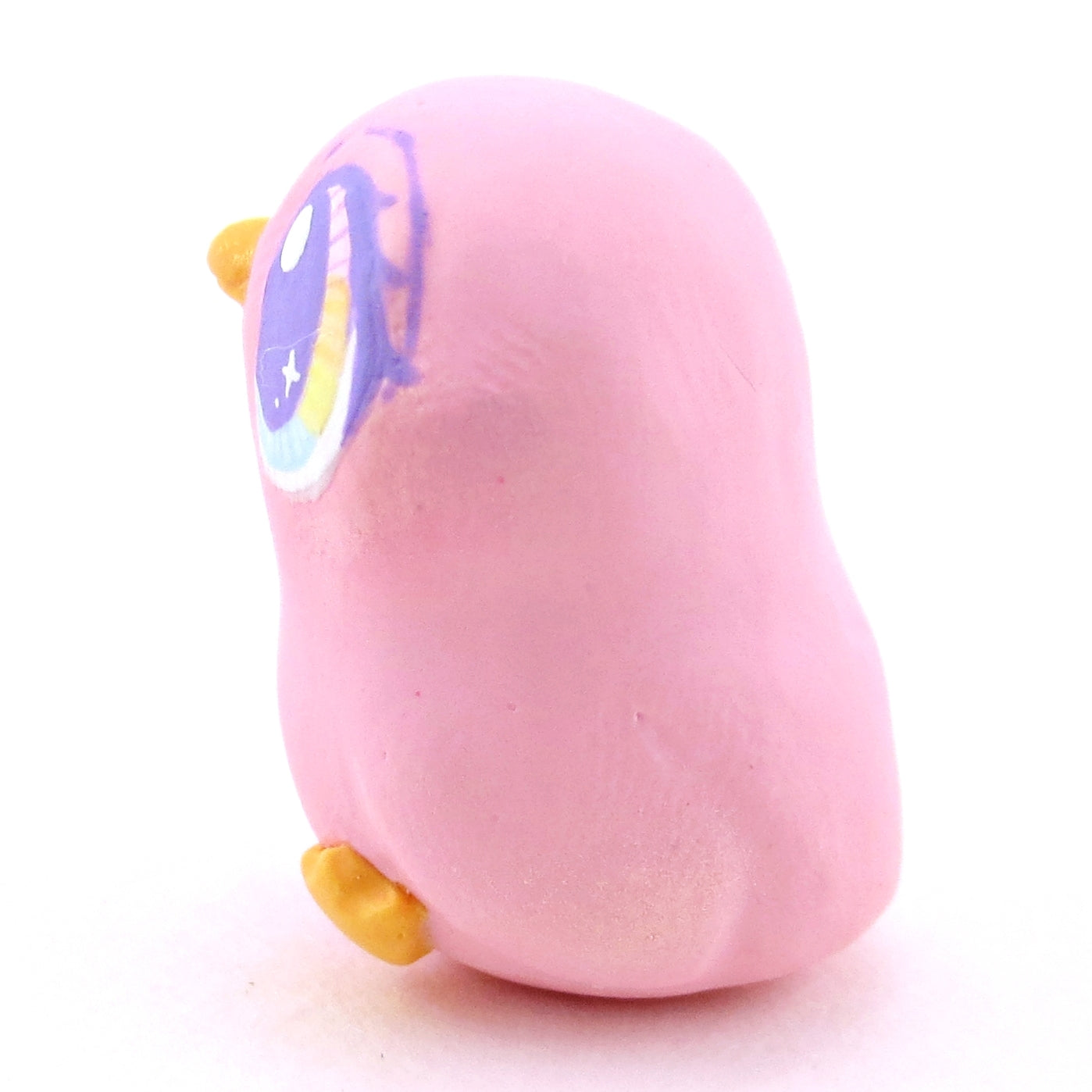 Pink Pastel Chick Figurine - Polymer Clay Spring and Easter Animals