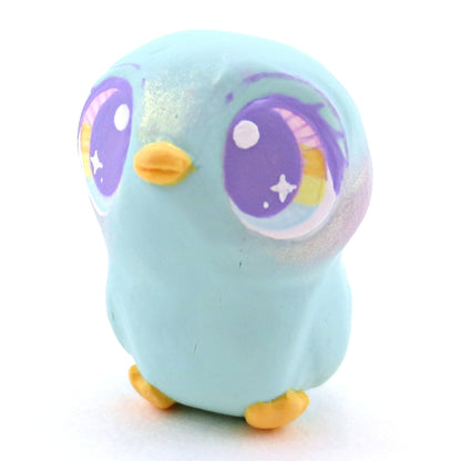 Blue Pastel Chick Figurine - Polymer Clay Spring and Easter Animals