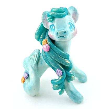 Pastel Hippocampus Figurine - Polymer Clay Elementals Collection