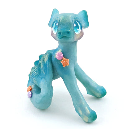 Water Dragon Figurine - Polymer Clay Elementals Collection