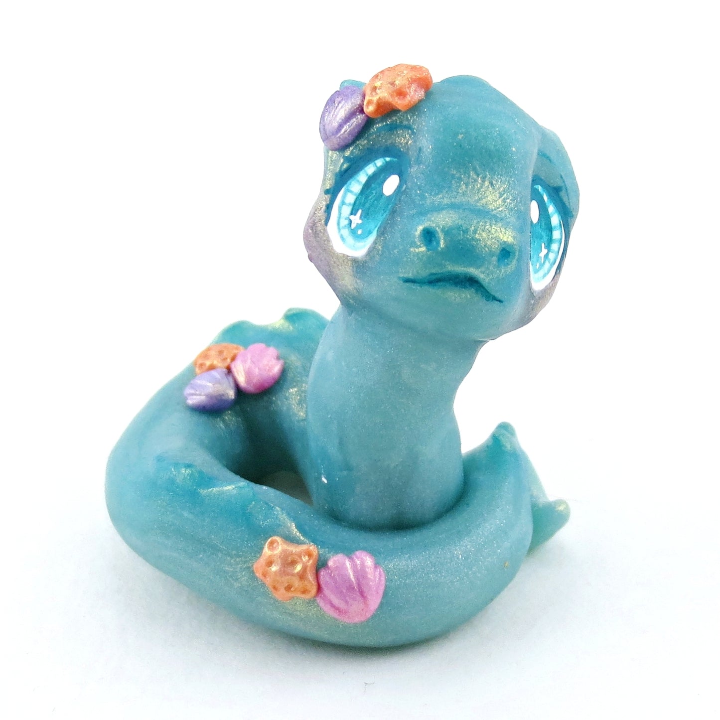 Little Sea Snake Figurine - Polymer Clay Elementals Collection