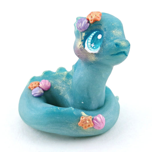 Little Sea Snake Figurine - Polymer Clay Elementals Collection