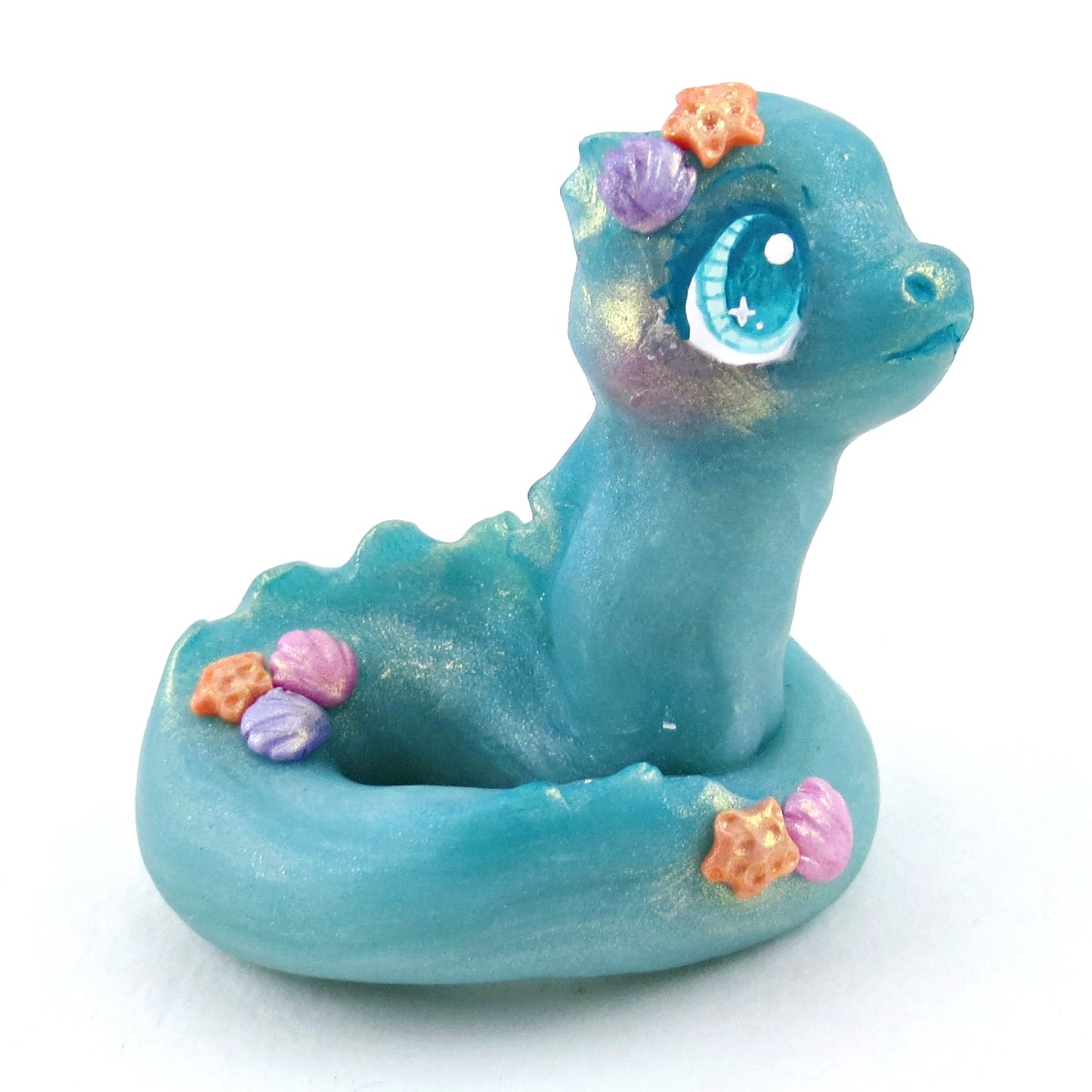 Little Sea Snake Figurine - Polymer Clay Elementals Collection