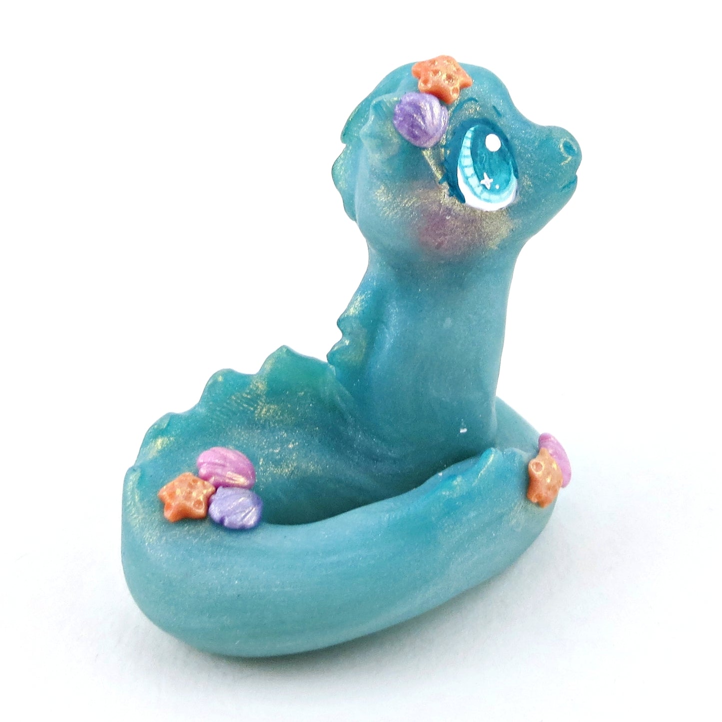 Little Sea Snake Figurine - Polymer Clay Elementals Collection