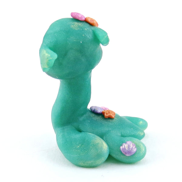"Seaglass" Nessie Figurine - Polymer Clay Elementals Collection