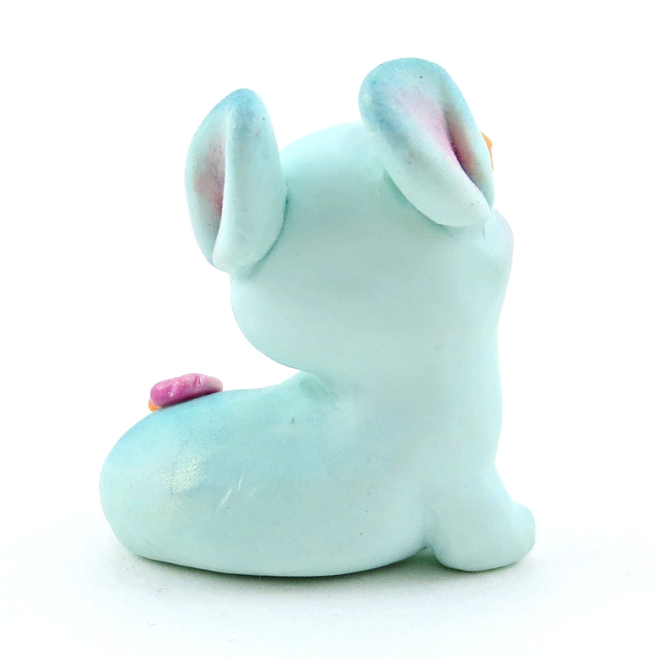 Pastel Merbunny Figurine - Polymer Clay Elementals Collection