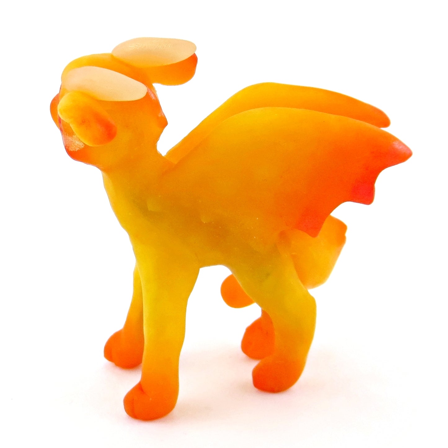 Fire Dragon Figurine - Polymer Clay Elementals Collection