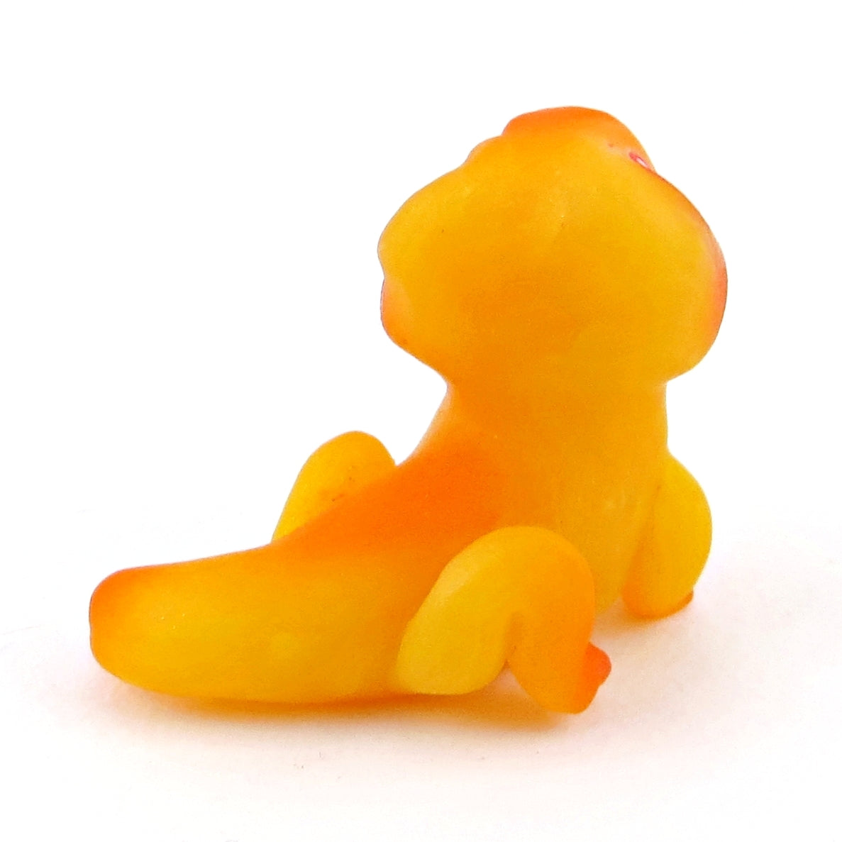 Fire Salamander Figurine - Polymer Clay Elementals Collection