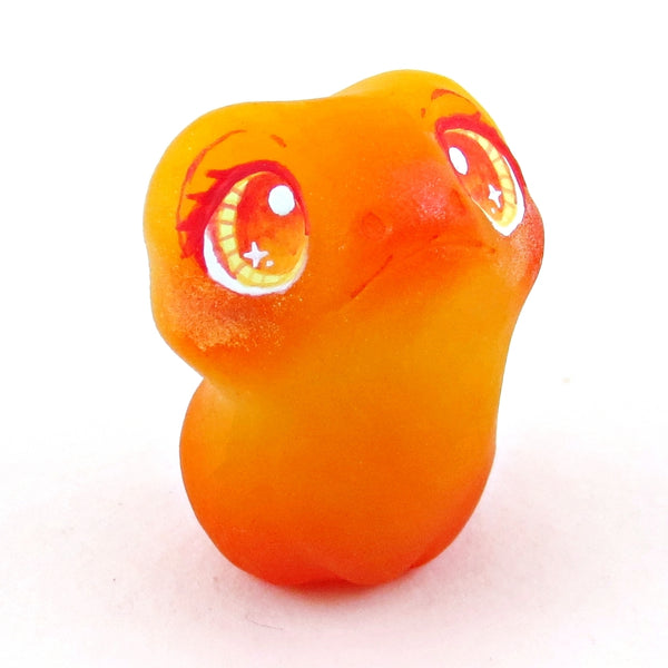 Little Fire Frog Figurine - Polymer Clay Elementals Collection