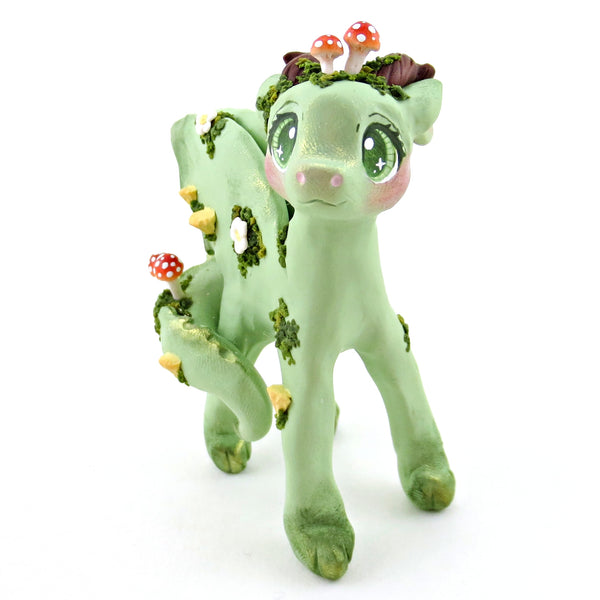 Earth Dragon Figurine - Polymer Clay Elementals Collection