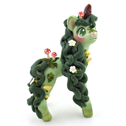 Earth Unicorn Figurine - Polymer Clay Elementals Collection