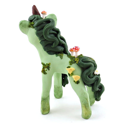 Earth Unicorn Figurine - Polymer Clay Elementals Collection