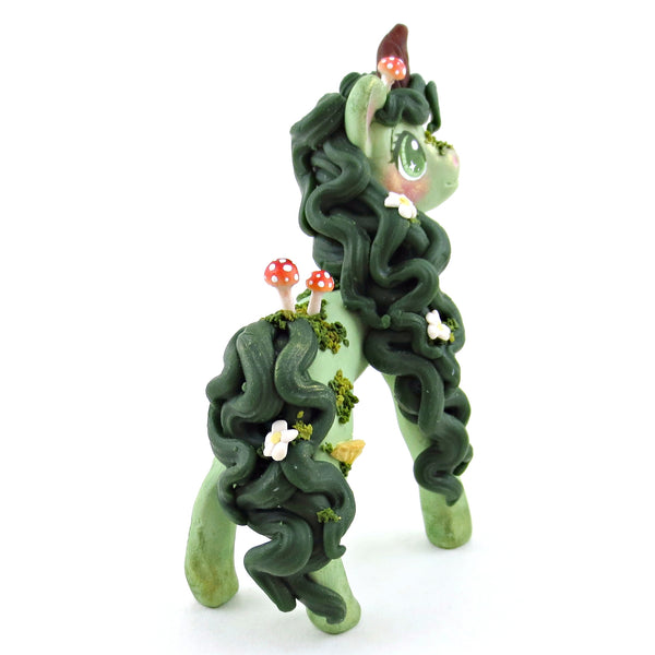Earth Unicorn Figurine - Polymer Clay Elementals Collection