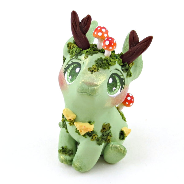 Earth Jackalope Figurine - Polymer Clay Elementals Collection