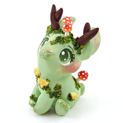 Earth Jackalope Figurine - Polymer Clay Elementals Collection