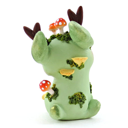 Earth Jackalope Figurine - Polymer Clay Elementals Collection