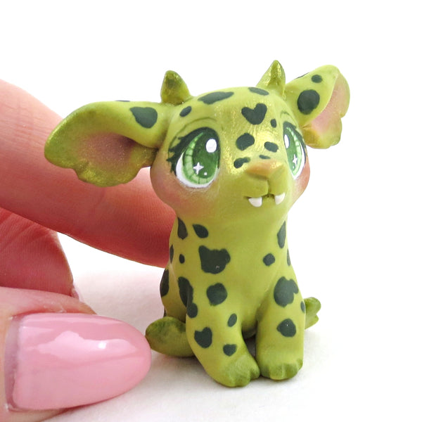 Little Goblin Puppy Figurine - Polymer Clay Elementals Collection
