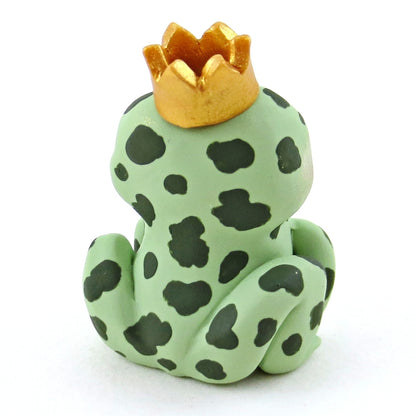 Frog Prince Figurine - Polymer Clay Elementals Collection