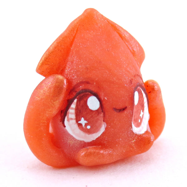 Littlest Squid Jelly Figurine - Polymer Clay Enchanted Ocean Animals