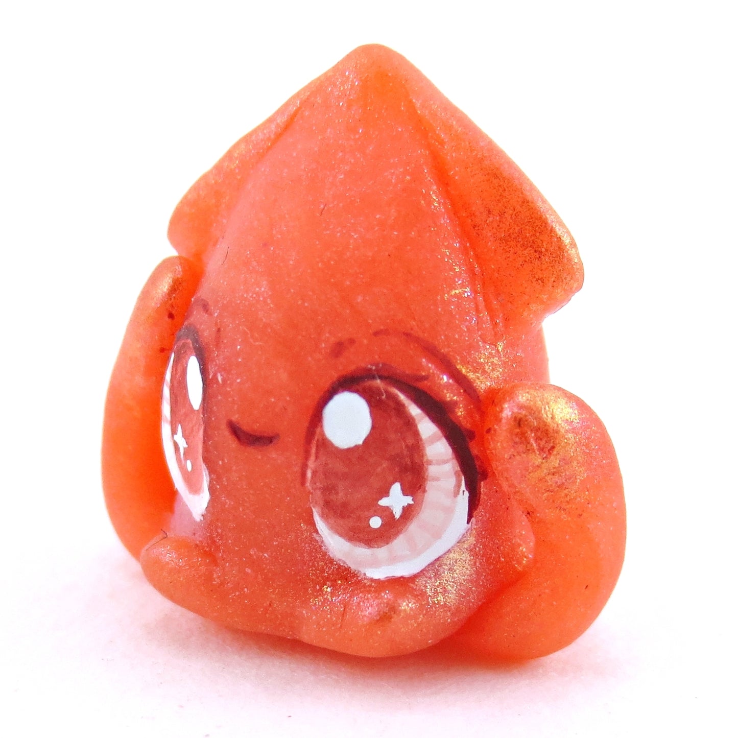 Littlest Squid Jelly Figurine - Polymer Clay Enchanted Ocean Animals