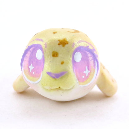 Peachy Constellation Ombre Seal Figurine - Polymer Clay Enchanted Ocean Animals