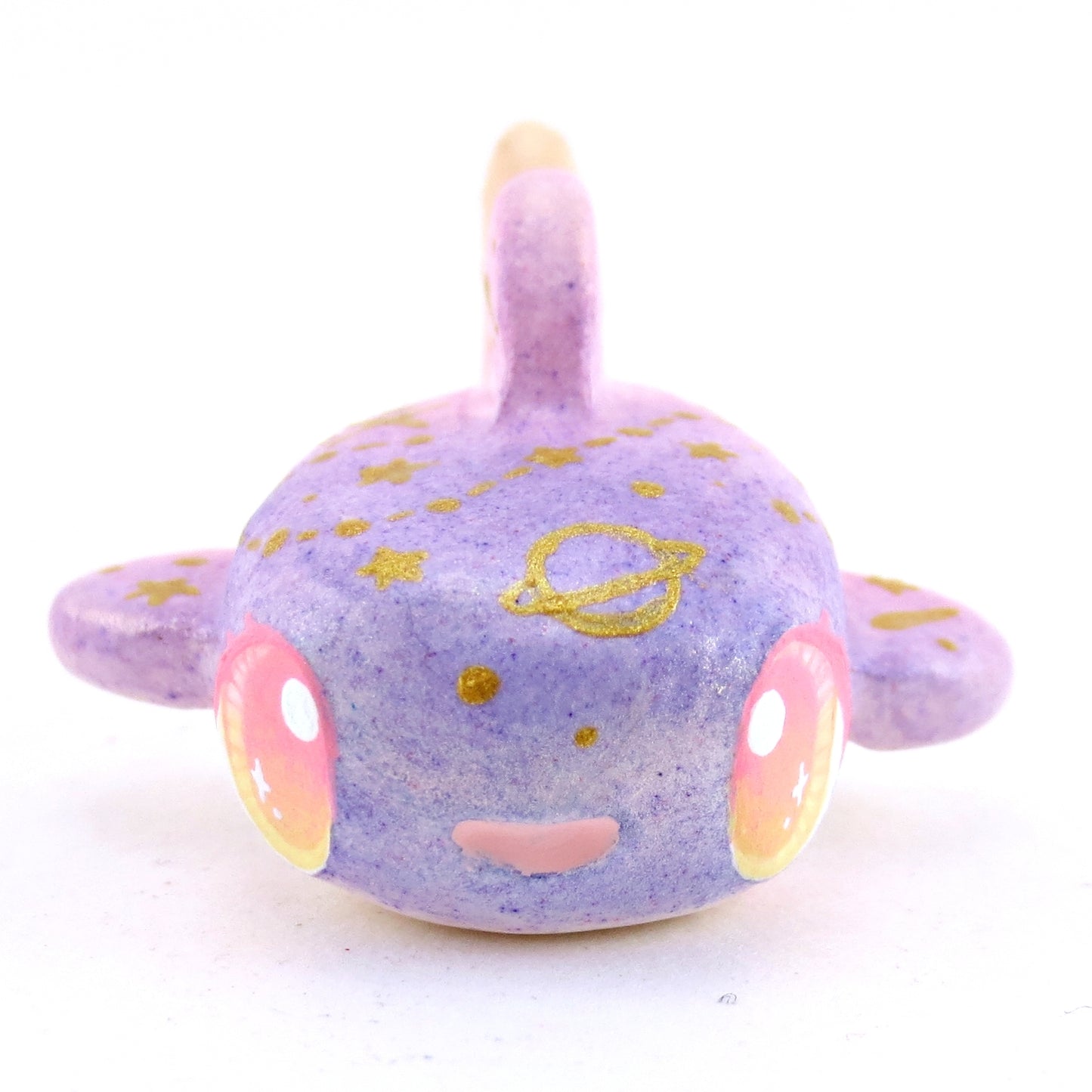 Sunset Constellation Ombre Whale Shark Figurine - Polymer Clay Enchanted Ocean Animals