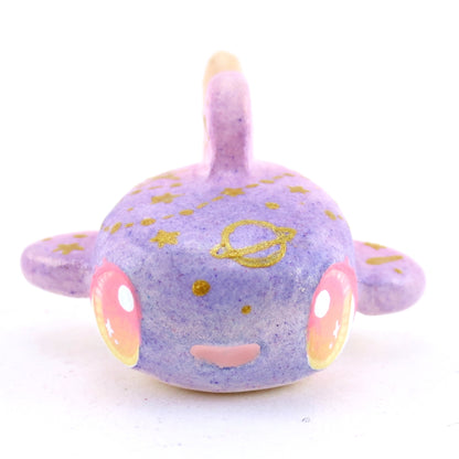 Sunset Constellation Ombre Whale Shark Figurine - Polymer Clay Enchanted Ocean Animals