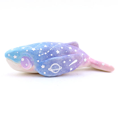 Blue/Purple/Pink Constellation Ombre Whale Figurine - Polymer Clay Enchanted Ocean Animals