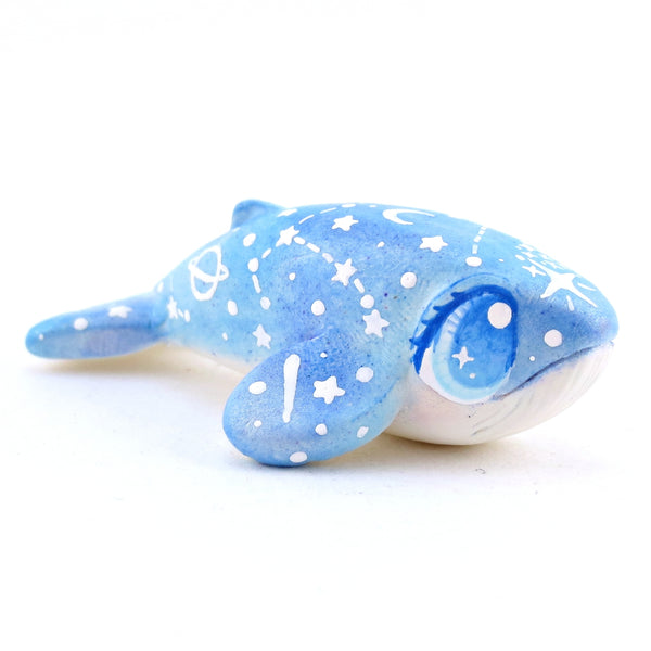 Constellation Blue Whale Figurine - Polymer Clay Enchanted Ocean Animals