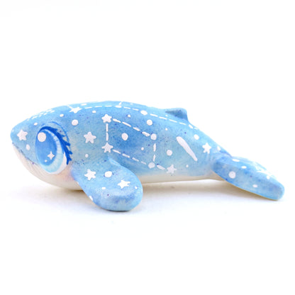 Constellation Blue Whale Figurine - Polymer Clay Enchanted Ocean Animals