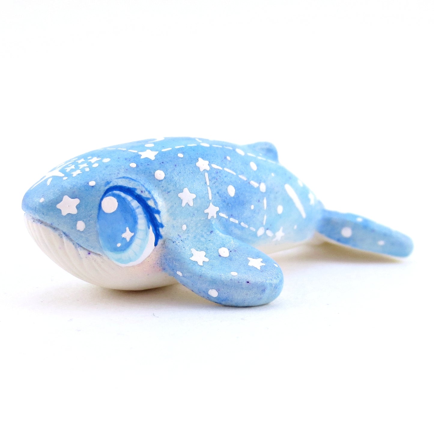 Constellation Blue Whale Figurine - Polymer Clay Enchanted Ocean Animals