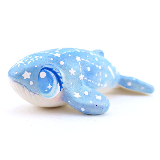 Constellation Blue Whale Figurine - Polymer Clay Enchanted Ocean Animals