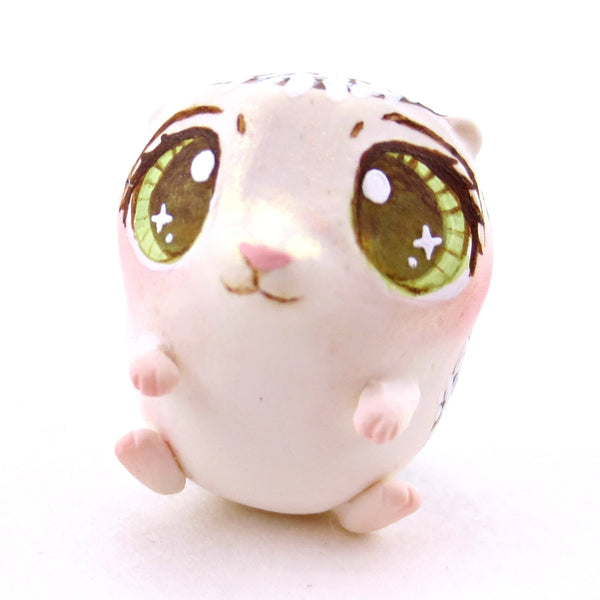 Hazel-Eyed Mini Hedgehog Figurine - Polymer Clay Cottagecore Fall Animal Collection