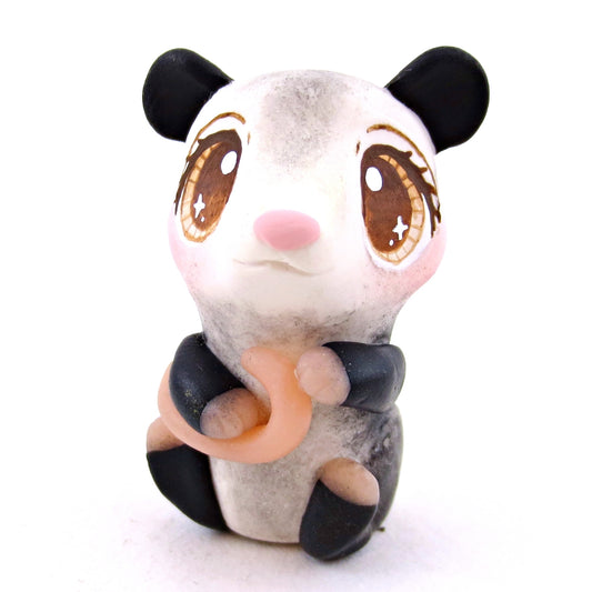 Little Possum Figurine - Polymer Clay Cottagecore Fall Animal Collection