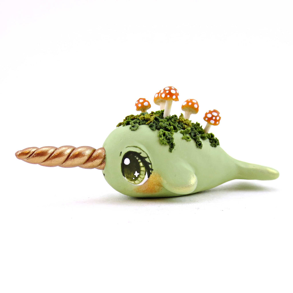 Mushroom Bat Figurine - Polymer Clay Fall Collection – Narwhal Carousel Co.