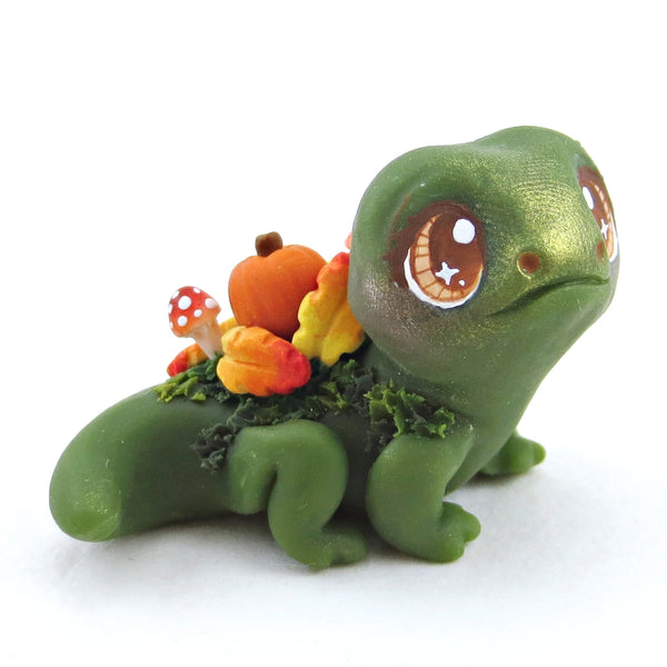 Cottagecore Fall Newt Figurine - Polymer Clay Fall Collection