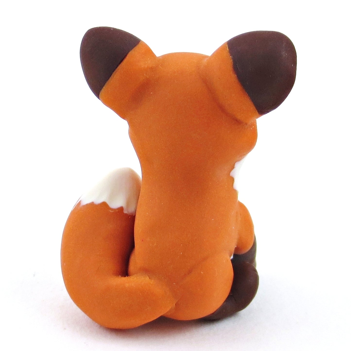 Floppy Ear Fox Figurine - Polymer Clay Fall Collection