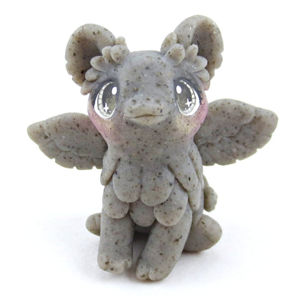 Fairytale Fall Gargoyle Stone Griffin Figurine - Polymer Clay Fall Collection