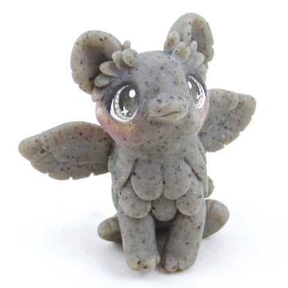 Fairytale Fall Gargoyle Stone Griffin Figurine - Polymer Clay Fall Collection