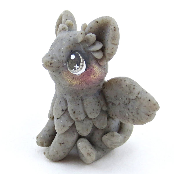 Fairytale Fall Gargoyle Stone Griffin Figurine - Polymer Clay Fall Collection