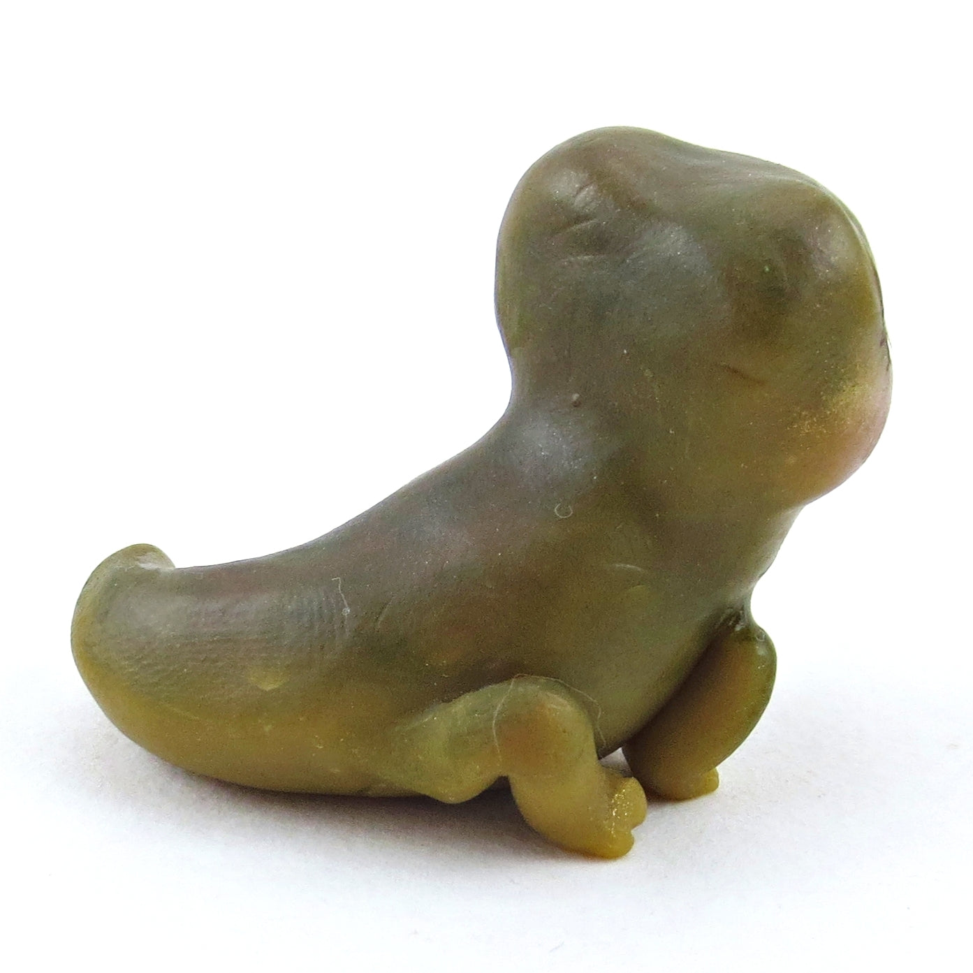 Fairytale Fall Green Newt Figurine - Polymer Clay Fall Collection