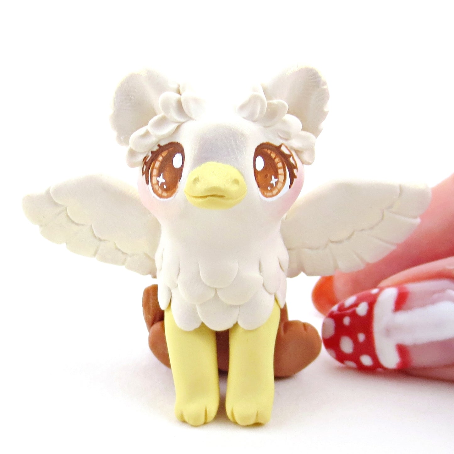 Fairytale Fall Griffin Figurine - Polymer Clay Fall Collection