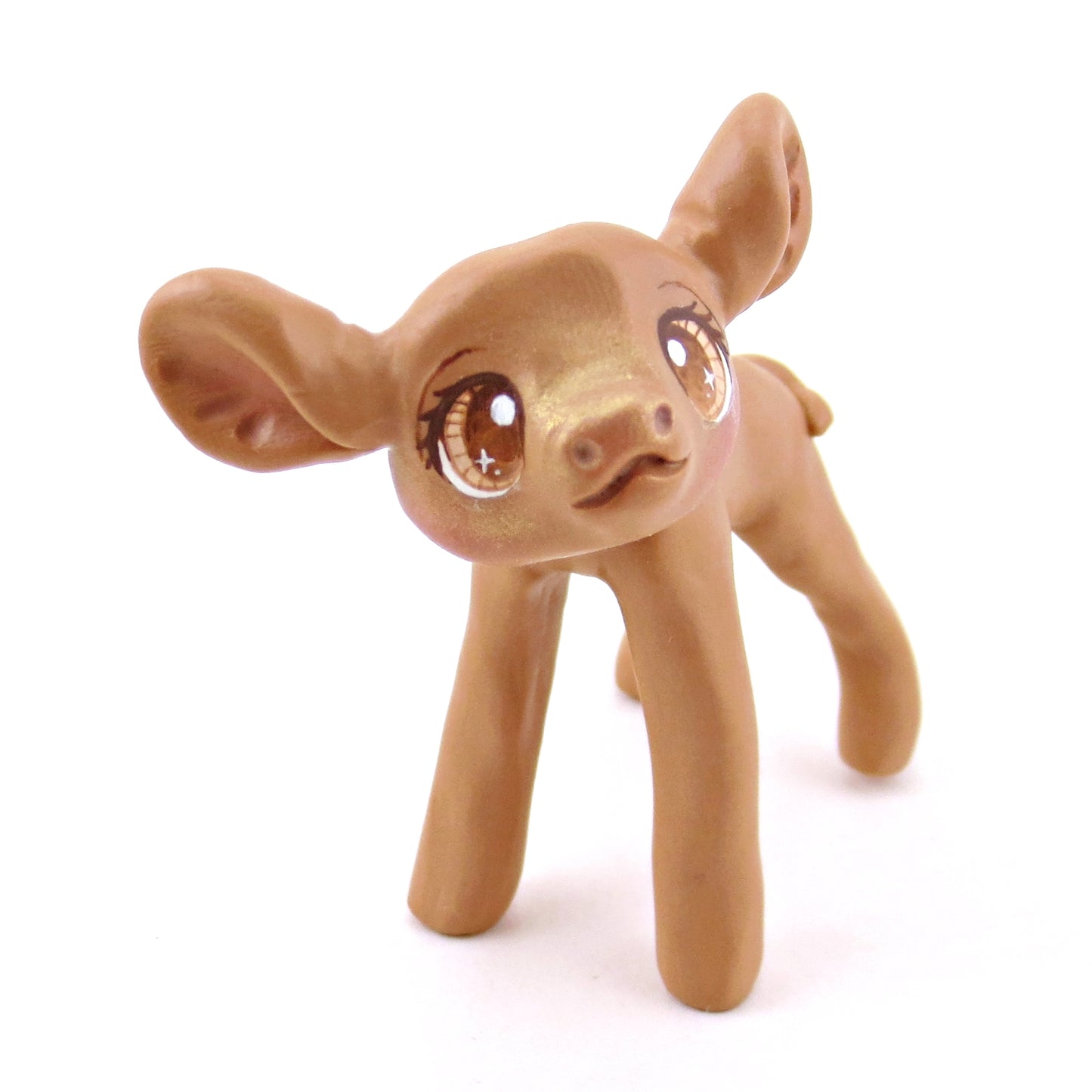 Cinnamon Cow Figurine - Polymer Clay Fall Collection