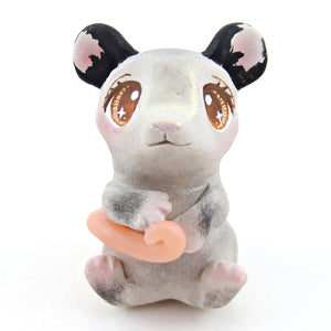 Opossum Figurine - Polymer Clay Fall Collection