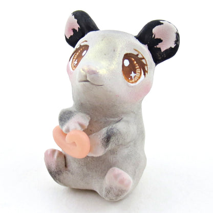 Opossum Figurine - Polymer Clay Fall Collection