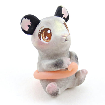 Opossum Figurine - Polymer Clay Fall Collection