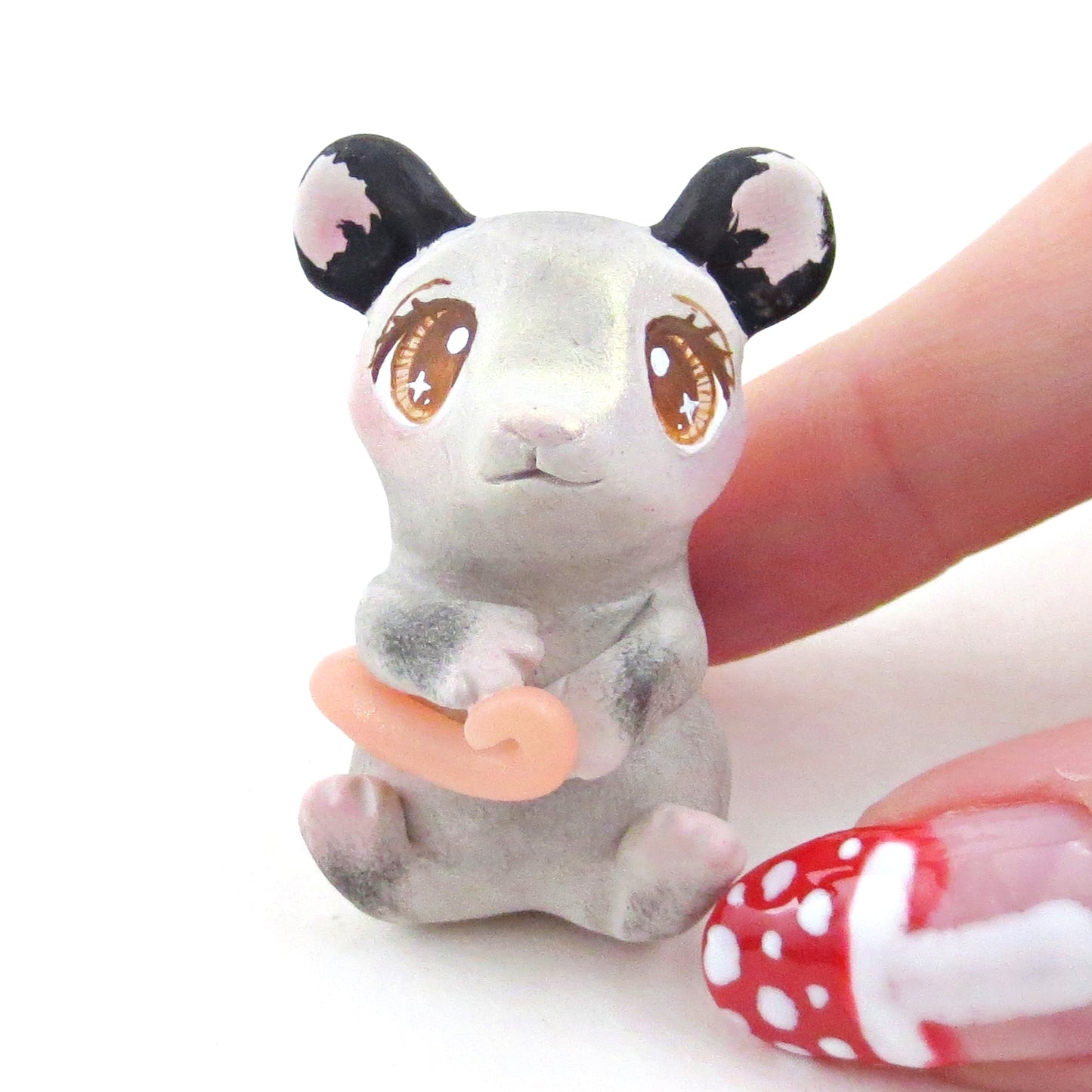 Opossum Figurine - Polymer Clay Fall Collection