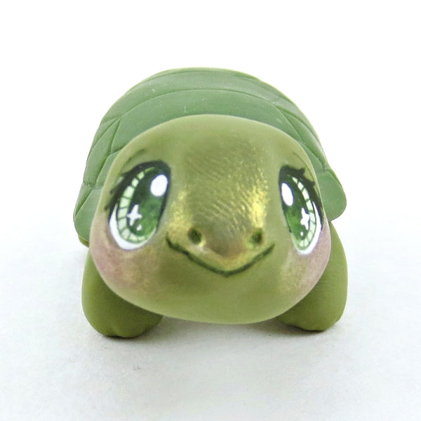 Forest Turtle Figurine - Polymer Clay Fall Collection
