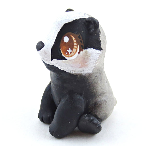 Badger Figurine - Polymer Clay Fall Collection